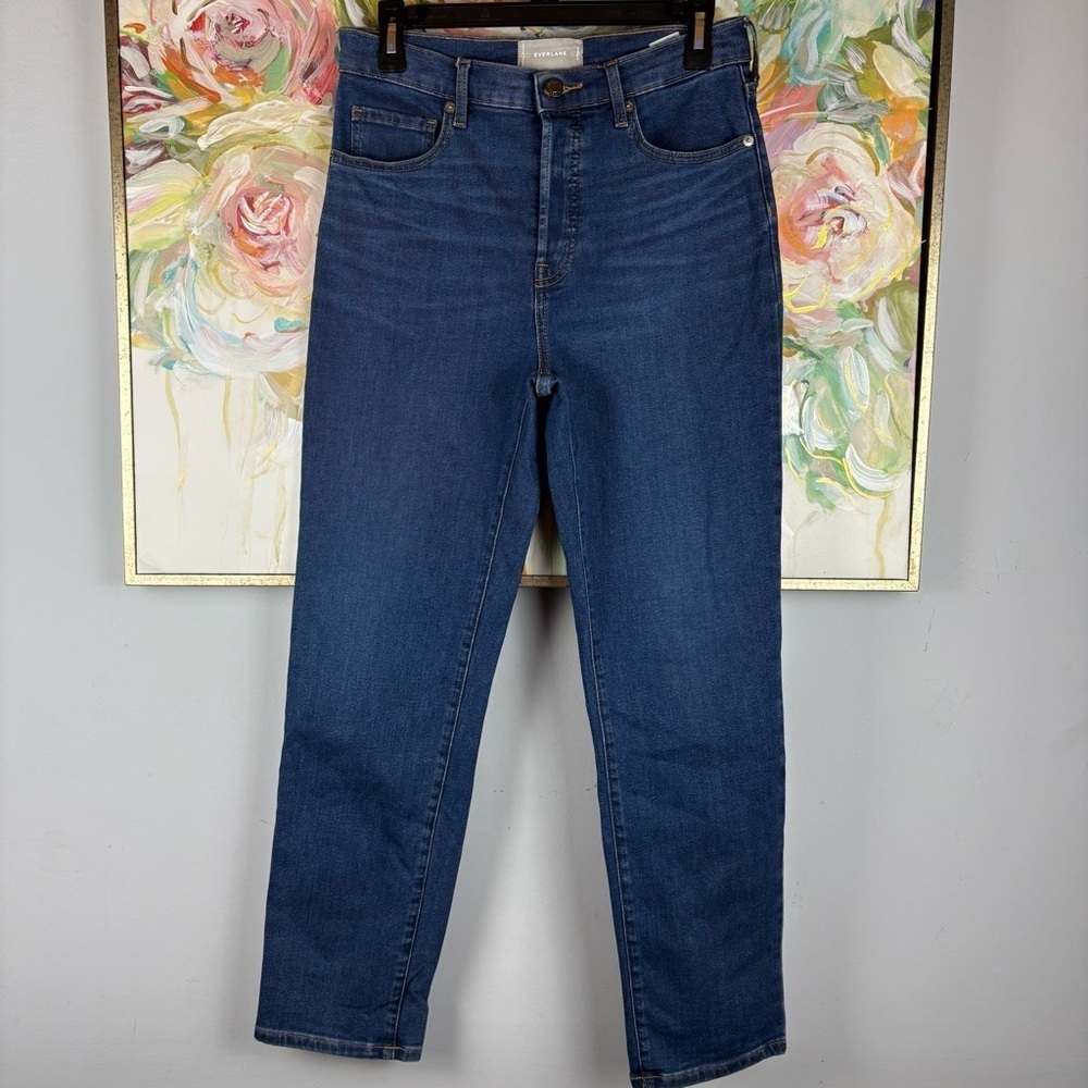 Everlane Women’s Cigarette Jeans Dark Wash Size 29 Straight Leg